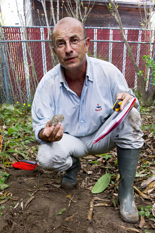 Geologists theorize that areas like this may have once been filled with rocks.